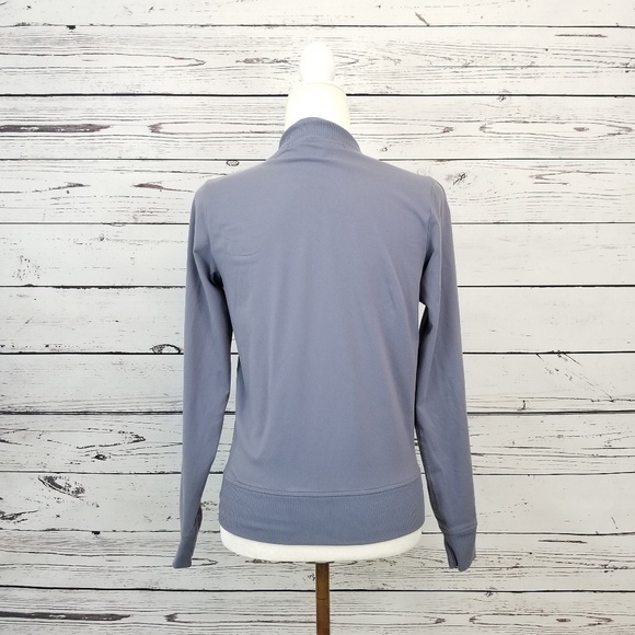 Athleta Bombastic grayish purple zipper lightweight jacket women's size XS - Picture 6 of 9